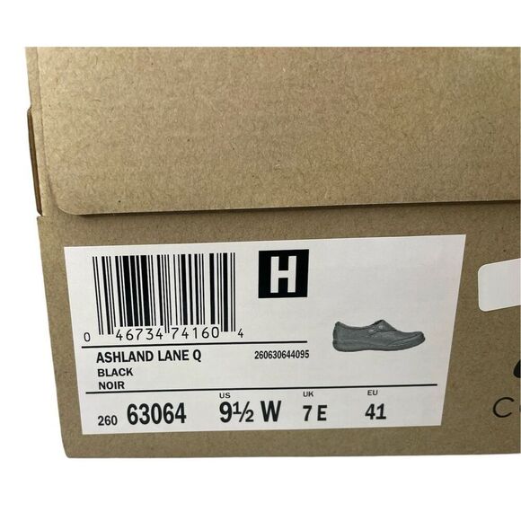 CLARKS Collection Women's Ashland Lane Flats Color: Black, Size: 9.5 W - Picture 7 of 8